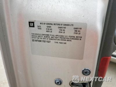 Zdjęcie 12 z 12 samochodu: 2007 CHEVROLET IMPALA LT VIN:2G1WT58K179211527 - miniatura