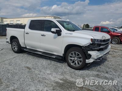 Czwarte zdjęcie samochodu z boku: 2022 CHEVROLET SILVERADO LTD K1500 HIGH COUNTRY VIN:1GCUYHED2NZ146293 - miniatura
