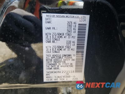 Zdjęcie 13 z 15 samochodu: 2025 NISSAN PATHFINDER S VIN:5N1DR3AC4SC221518 - miniatura