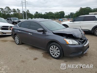 Czwarte zdjęcie samochodu z boku: 2014 NISSAN SENTRA S VIN:3N1AB7AP8EY328060 - miniatura