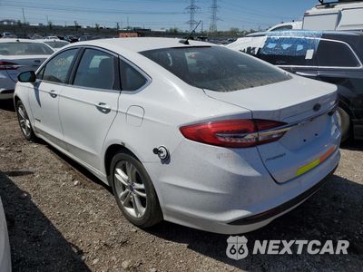 Drugie zdjęcie samochodu z przodu: 2018 FORD FUSION SE HYBRID VIN:3FA6P0LU3JR118748 - miniatura