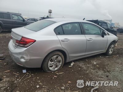 Trzecie zdjęcie samochodu z tyłu: 2015 HONDA CIVIC LX VIN:19XFB2F5XFE068793 - miniatura