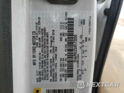 Zdjęcie 12 z 12 samochodu: 2018 FORD FUSION SE HYBRID VIN:3FA6P0LU3JR172020 - miniatura