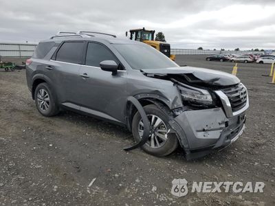 Czwarte zdjęcie samochodu z boku: 2023 NISSAN PATHFINDER SL VIN:5N1DR3CC6PC217426 - miniatura