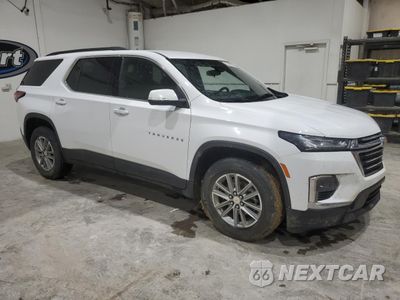 Czwarte zdjęcie samochodu z boku: 2023 CHEVROLET TRAVERSE LT VIN:1GNERGKW7PJ127118 - miniatura