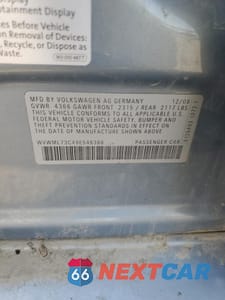 Zdjęcie 12 z 12 samochodu: 2009 VOLKSWAGEN CC SPORT VIN:WVWML73C49E546386 - miniatura