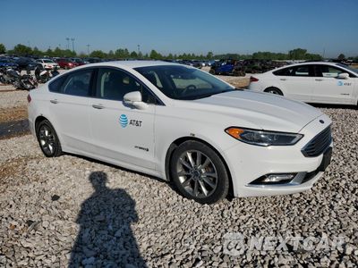 Czwarte zdjęcie samochodu z boku: 2017 FORD FUSION SE HYBRID VIN:3FA6P0LUXHR409449 - miniatura