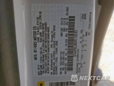 Zdjęcie 12 z 12 samochodu: 2018 FORD FUSION SE HYBRID VIN:3FA6P0LU8JR118597 - miniatura