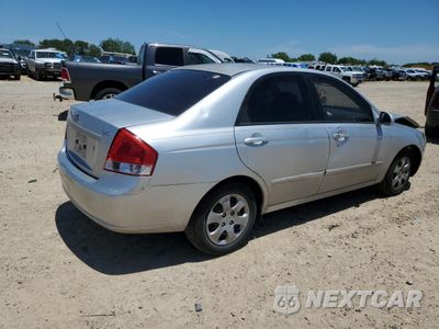 Trzecie zdjęcie samochodu z tyłu: 2005 KIA SPECTRA EX VIN:KNAFE221895603434 - miniatura