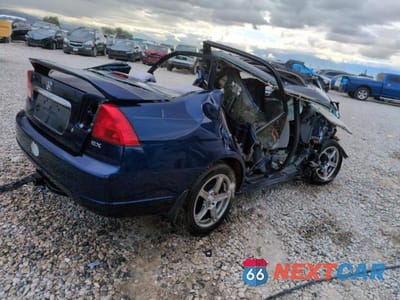 Trzecie zdjęcie samochodu z tyłu: 2002 HONDA CIVIC EX VIN:1HGES25792L049248 - miniatura