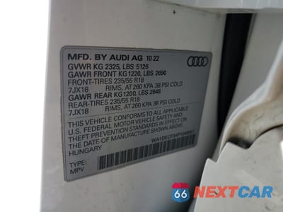 Zdjęcie 14 z 16 samochodu: 2023 AUDI Q3 PREMIUM S LINE 45 VIN:WA1DECF34P1049951 - miniatura