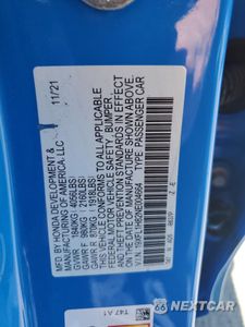 Zdjęcie 12 z 14 samochodu: 2022 HONDA CIVIC SPORT TOURING VIN:19XFL1H82NE004664 - miniatura