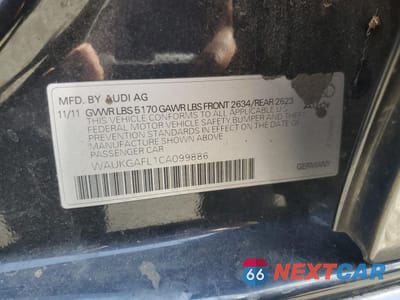 Zdjęcie 12 z 12 samochodu: 2012 AUDI S4 PRESTIGE VIN:WAUKGAFL1CA099886 - miniatura