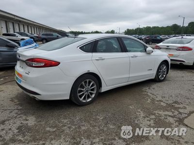 Trzecie zdjęcie samochodu z tyłu: 2017 FORD FUSION SE HYBRID VIN:3FA6P0LU4HR409723 - miniatura