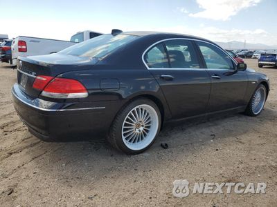 Trzecie zdjęcie samochodu z tyłu: 2007 BMW 750 I VIN:WBAHL83567DT08922 - miniatura