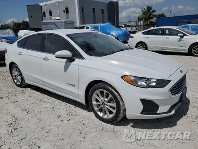 Czwarte zdjęcie samochodu z boku: 2019 FORD FUSION SE VIN:3FA6P0LU9KR119307 - miniatura