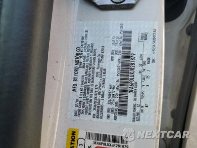 Zdjęcie 12 z 12 samochodu: 2018 FORD FUSION SE HYBRID VIN:3FA6P0LUXJR281879 - miniatura