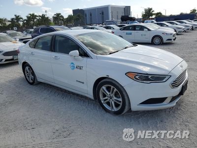 Czwarte zdjęcie samochodu z boku: 2018 FORD FUSION SE HYBRID VIN:3FA6P0LU0JR163517 - miniatura