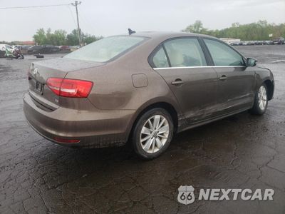 Trzecie zdjęcie samochodu z tyłu: 2015 VOLKSWAGEN JETTA SE VIN:3VWD17AJ1FM422960 - miniatura