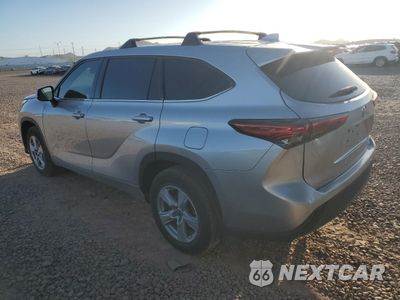 Drugie zdjęcie samochodu z przodu: 2021 TOYOTA HIGHLANDER L VIN:5TDZZRAH3MS074974 - miniatura
