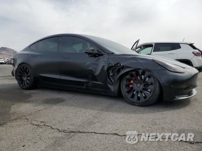 Czwarte zdjęcie samochodu z boku: 2022 TESLA MODEL 3 VIN:5YJ3E1EC9NF198013 - miniatura