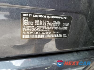 Zdjęcie 13 z 13 samochodu: 2020 BMW X7 XDRIVE40I VIN:5UXCW2C09L9D28604 - miniatura