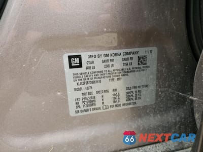 Zdjęcie 13 z 13 samochodu: 2013 BUICK ENCORE CONVENIENCE VIN:KL4CJFSB7DB061510 - miniatura
