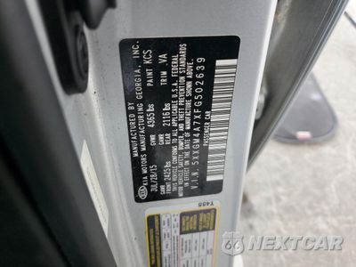 Zdjęcie 12 z 14 samochodu: 2015 KIA OPTIMA LX VIN:5XXGM4A7XFG502639 - miniatura