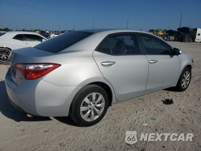 Trzecie zdjęcie samochodu z tyłu: 2014 TOYOTA COROLLA L VIN:2T1BURHE2EC124852 - miniatura