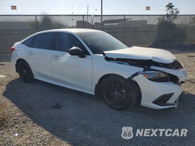 Czwarte zdjęcie samochodu z boku: 2022 HONDA CIVIC SPORT VIN:2HGFE2F58NH583416 - miniatura