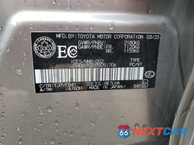 Zdjęcie 13 z 13 samochodu: 2023 LEXUS IS 300 VIN:JTHD81F21P5051706 - miniatura