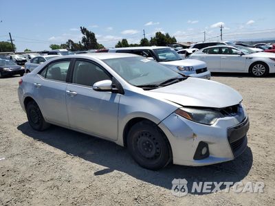 Czwarte zdjęcie samochodu z boku: 2014 TOYOTA COROLLA L VIN:5YFBURHE7EP113197 - miniatura