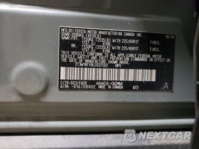 Zdjęcie 13 z 15 samochodu: 2020 TOYOTA RAV4 XLE VIN:2T3W1RFV9LC037502 - miniatura
