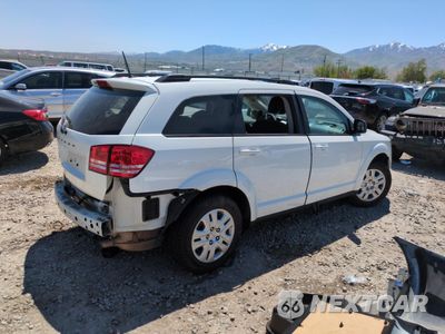 Trzecie zdjęcie samochodu z tyłu: 2020 DODGE JOURNEY SE VIN:3C4PDCAB3LT207316 - miniatura