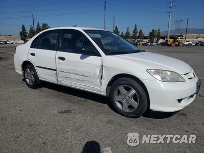 Czwarte zdjęcie samochodu z boku: 2004 HONDA CIVIC DX VP VIN:2HGES16314H554206 - miniatura