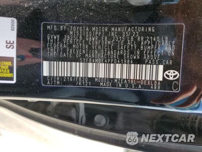 Zdjęcie 12 z 13 samochodu: 2023 TOYOTA COROLLA LE VIN:5YFB4MDE4PP041984 - miniatura