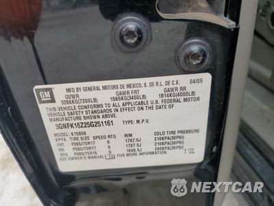 Zdjęcie 13 z 15 samochodu: 2005 CHEVROLET SUBURBAN K1500 VIN:3GNFK16Z25G251161 - miniatura