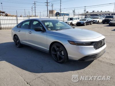 Czwarte zdjęcie samochodu z boku: 2024 HONDA ACCORD HYBRID SPORT-L VIN:1HGCY2F79RA023503 - miniatura