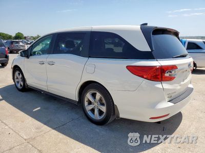 Drugie zdjęcie samochodu z przodu: 2019 HONDA ODYSSEY EX VIN:5FNRL6H59KB111264 - miniatura