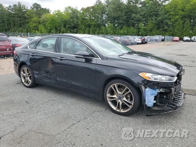 Czwarte zdjęcie samochodu z boku: 2014 FORD FUSION TITANIUM VIN:3FA6P0D90ER250981 - miniatura
