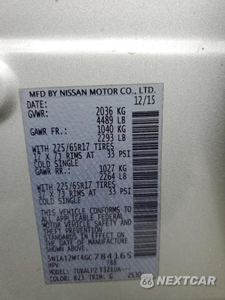 Zdjęcie 14 z 16 samochodu: 2016 NISSAN ROGUE S VIN:5N1AT2MT4GC784165 - miniatura