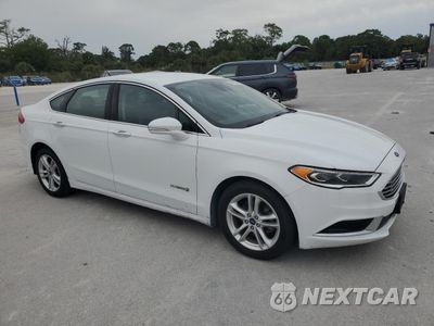 Czwarte zdjęcie samochodu z boku: 2018 FORD FUSION SE HYBRID VIN:3FA6P0LU0JR281891 - miniatura