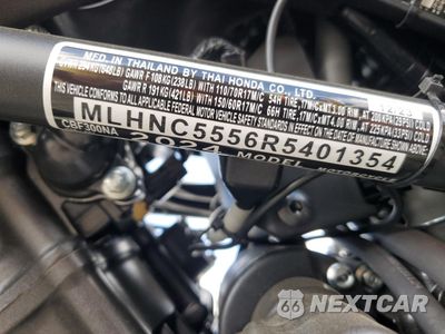 Zdjęcie 9 z 10 samochodu: 2024 HONDA CBF300 NA VIN:MLHNC5556R5401354 - miniatura