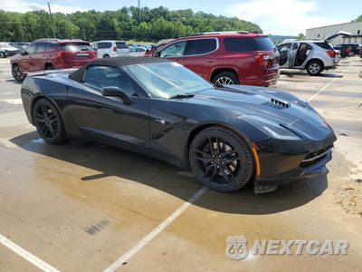 Czwarte zdjęcie samochodu z boku: 2019 CHEVROLET CORVETTE STINGRAY Z51 2LT VIN:1G1YK3D79K5115751 - miniatura