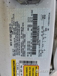 Zdjęcie 12 z 12 samochodu: 2019 FORD FUSION SE VIN:3FA6P0LU3KR262074 - miniatura