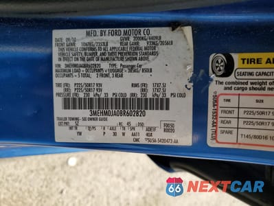 Zdjęcie 12 z 12 samochodu: 2011 MERCURY MILAN PREMIER VIN:3MEHM0JA0BR602820 - miniatura