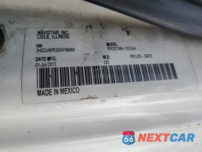 Zdjęcie 10 z 10 samochodu: 2014 INTERNATIONAL PROSTAR VIN:3HSDJAPR3EN796080 - miniatura