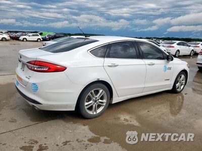 Trzecie zdjęcie samochodu z tyłu: 2018 FORD FUSION SE HYBRID VIN:3FA6P0LUXJR118648 - miniatura
