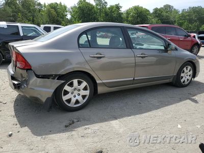 Trzecie zdjęcie samochodu z tyłu: 2008 HONDA CIVIC LX VIN:2HGFA16578H348161 - miniatura