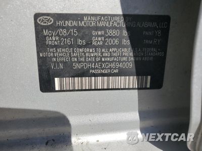 Zdjęcie 12 z 14 samochodu: 2016 HYUNDAI ELANTRA SE VIN:5NPDH4AEXGH694009 - miniatura
